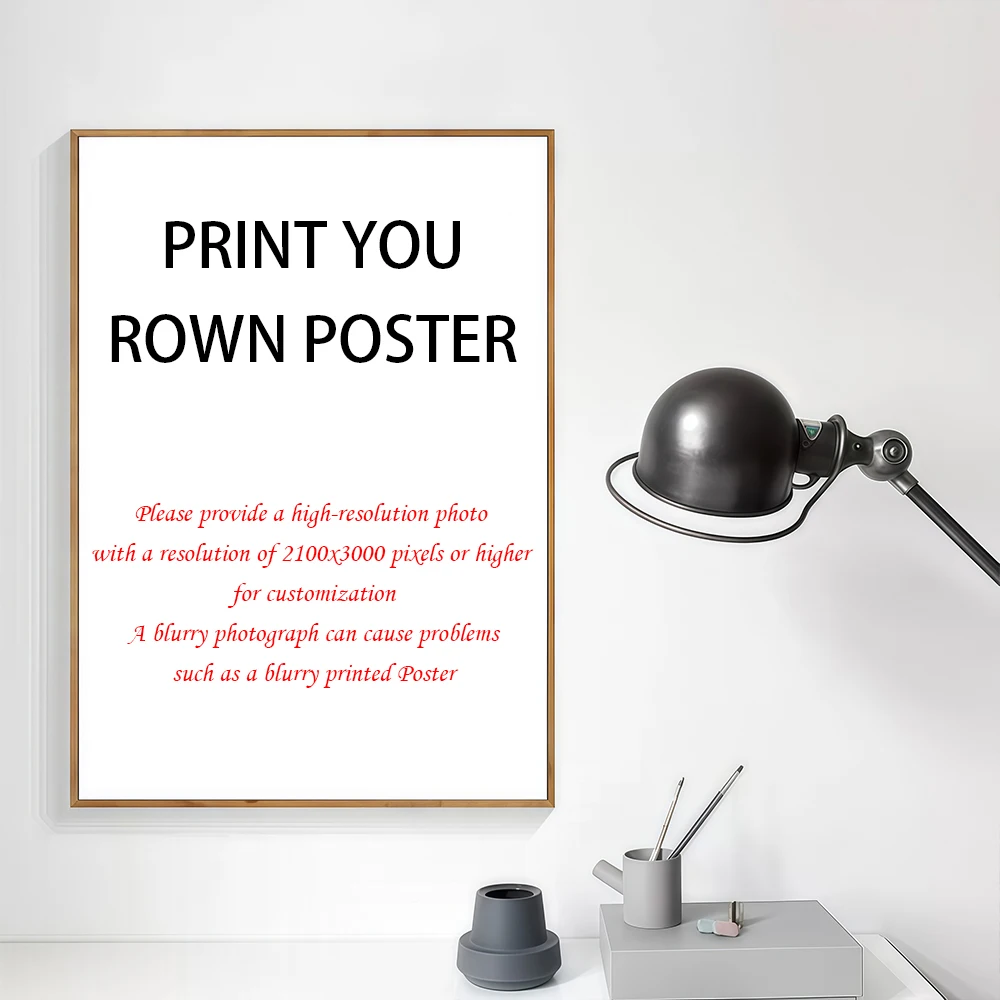 Custom Poster Print High-Resolution 2100x3000 Pixels Your Own Logo Picture Design Word Photo Customizable Customized Mural Wall