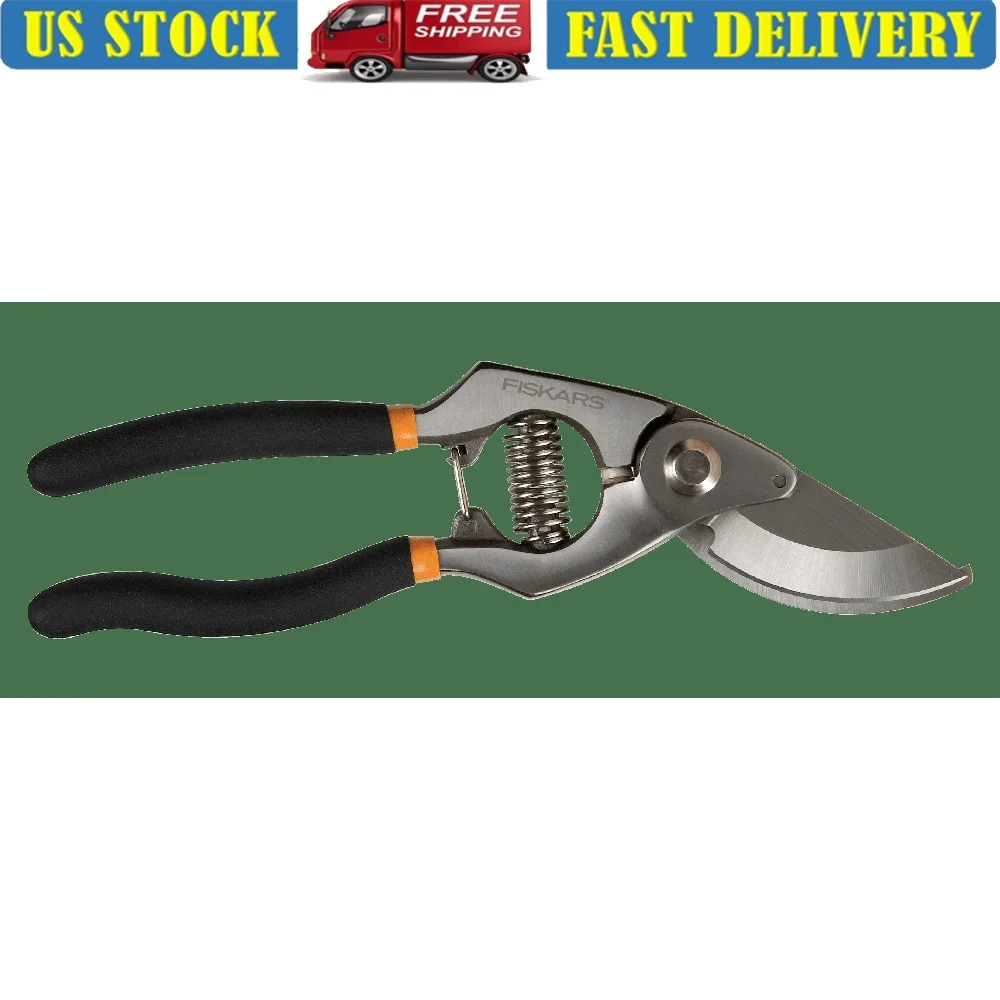 

Deluxe Forged Bypass Pruner Ergonomic Handle Non-Slip Grips Durable Steel Blade 3/4 Inch Cutting Capacity Easy Lock Mechanism