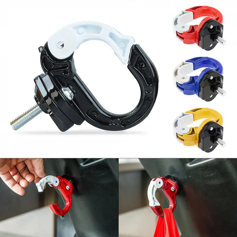 Aluminum Alloy Motorcycle Hook Hanger Durable Motorbike Helmet Bags Gadget Glove Scooter Bottle Carry Holder