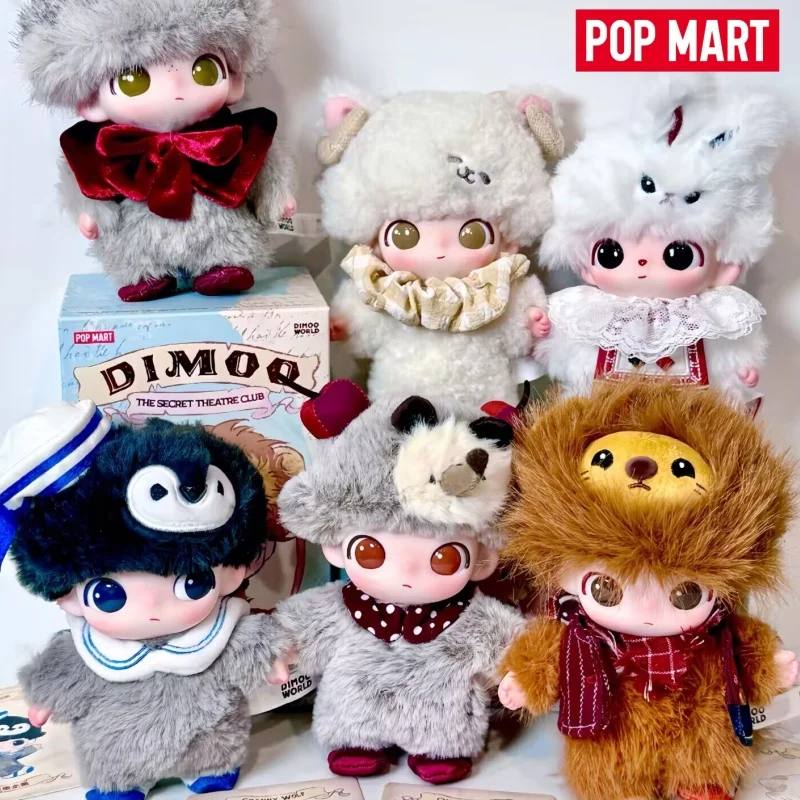 

Pop Mart Dimoo Blind Box Secret Drama Club Vinyl Plush Pendant Cute Collectible For Bag Decoration Adult Collectors