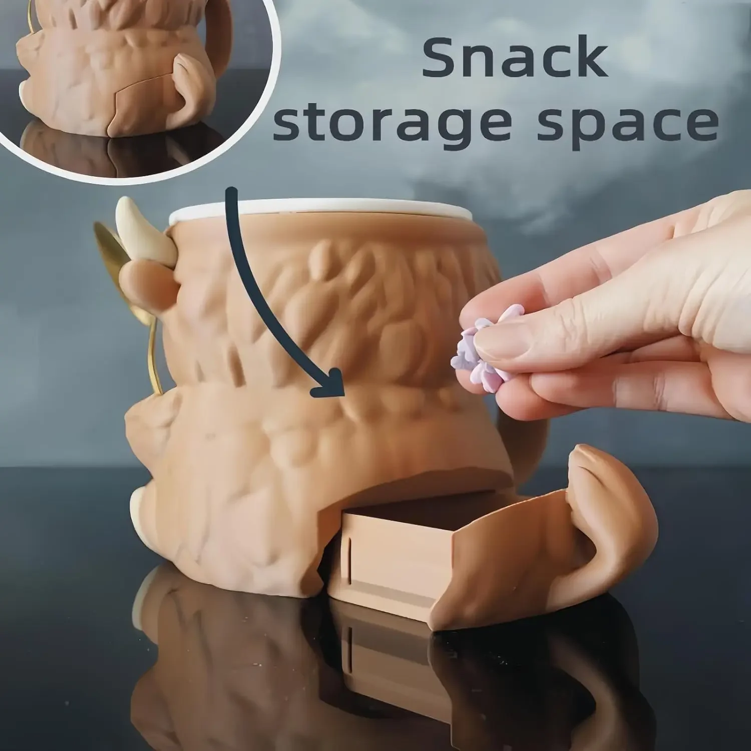 الإبداعية البقرة آيس باينت حامل ثلاثية الأبعاد مطبوعة الآيس كريم باينت الحاويات متعة الكرتون الحيوان كوب ماء لطيف كوب الآيس كريم