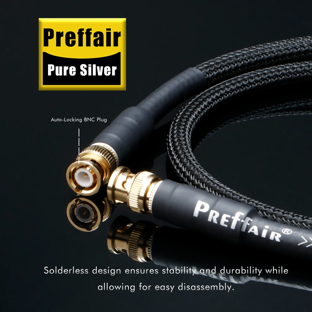 Câble coaxial BNC en argent pu - Home Cinema Qualité avis et prix