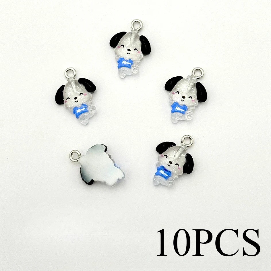 Simpatico cartone animato Sanrio di Miniso, accessori in resina, collana fai da te, braccialetto, orecchino, portachiavi, accessori pendenti