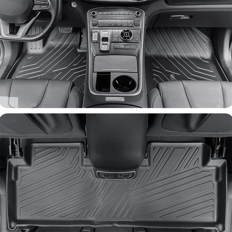 4pcs Luxury European Pattern Car Floor Mats All-Season All Vehicles SUVs