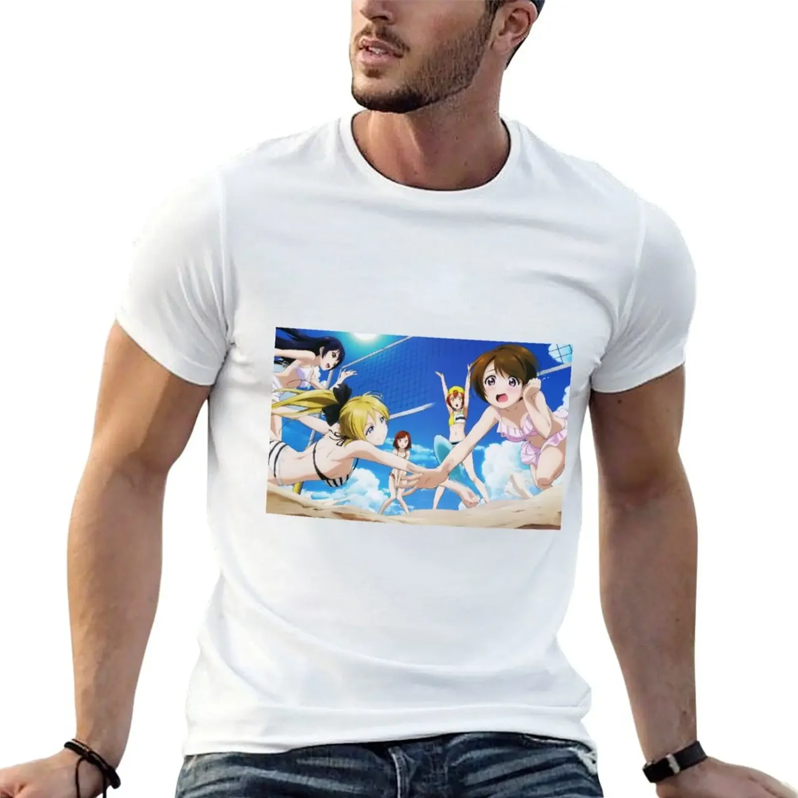 Love Live! Beach Volleyball! T-Shirt basketball graphic tees shirts graphic sweat shirts, men