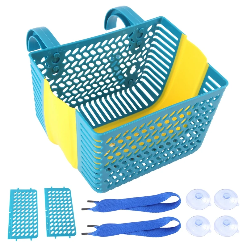 Poolside Storage Basket, Swimming Pool Storage Basket, Above Ground Pool Basket, Suction Cup Storage Basket