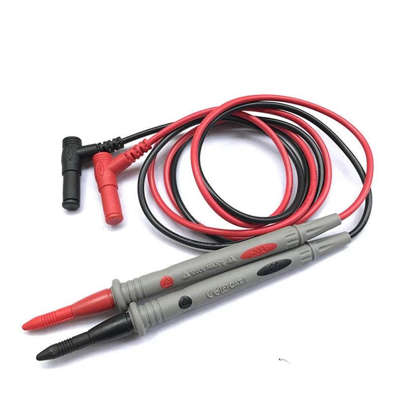 New 1 Pair Universal 20A Probe Test Leads Pin Needle Tip for Digital Multimeter Tester Lead Probe Wire Pen Cable