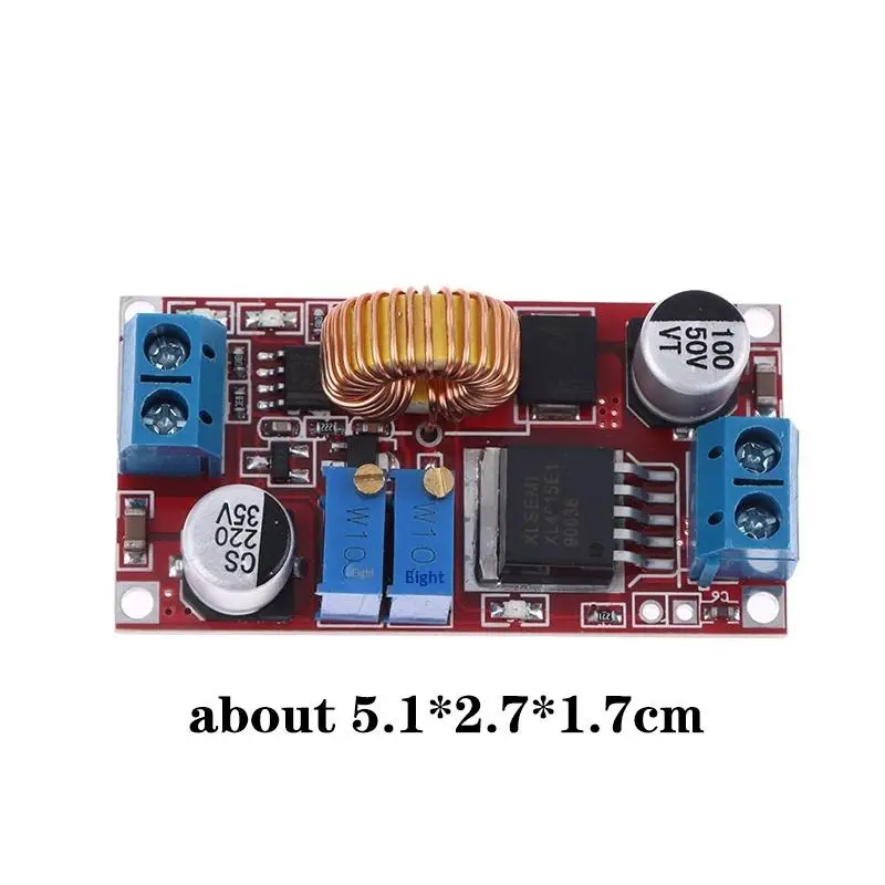 B*1PCS XL4015 5A Adjustable DC-DC  Converter for Lithium Battery and LED Power Supply, Input Voltage 4-38V, Output 1.25-36V