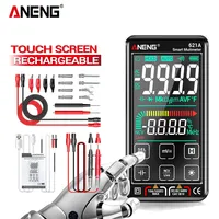 ANENG 621A Digital Multimeter Rechargeable Multimeter USB Portable Touch Screen 9999 Counts True RMS Auto Range DC/AC 10A Meter