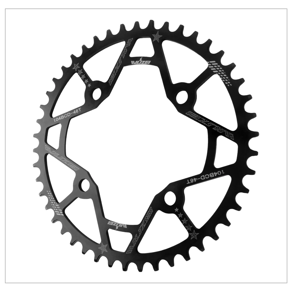 Prowheel MTB Kurbelgarnitur 170 175mm Mountainbike Vierkantloch-Kurbelsatz 32T-52T 104BCD Narrow Wide Kettenblatt Fatbike Kettenrad – Detail 19
