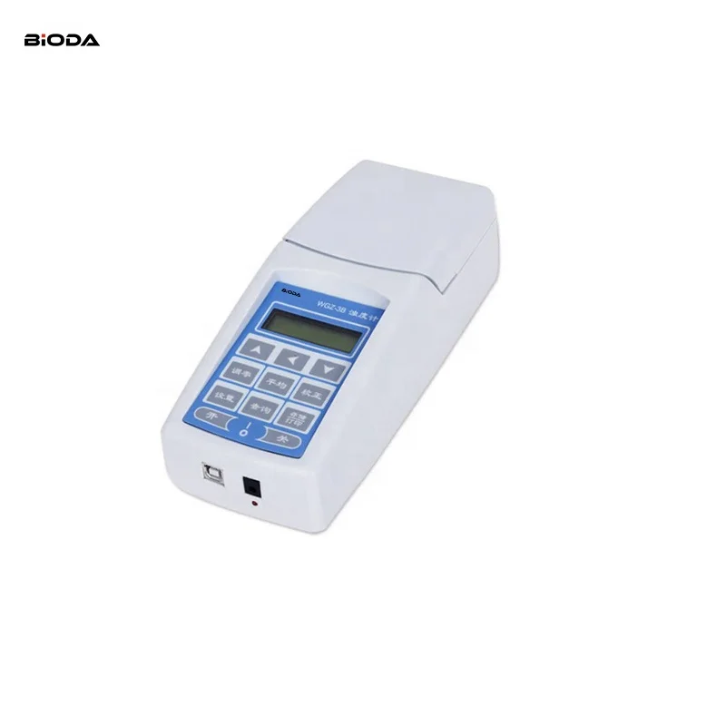 Portable 500NTU Digital Turbidimeter Laboratory Water Treatment Turbidity Meter Test Instruments