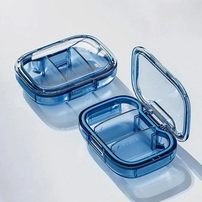 Portable Mini Pill Organizer Case Lightweight Tablet Medicine Storage Container Drug Dispenser Compact Travel Pills Carry Boxes
