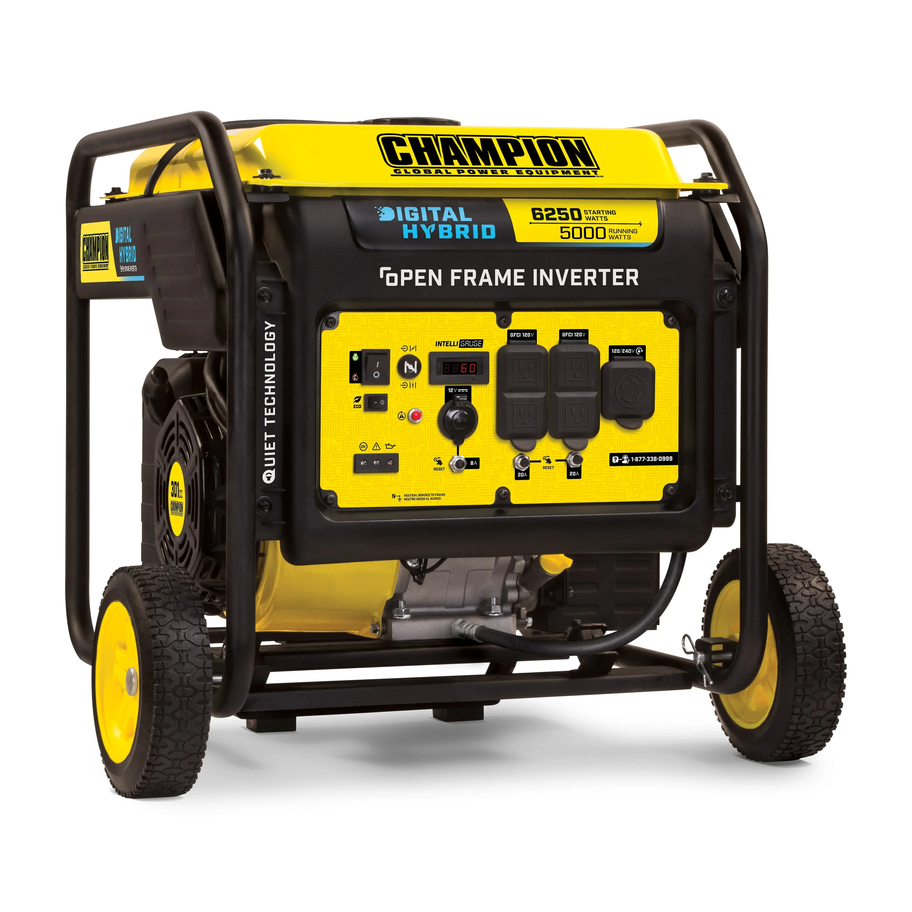 Open Frame Electric Mini Gasoline Portable Inverter Generator Champion 5000 Watt Small Generator