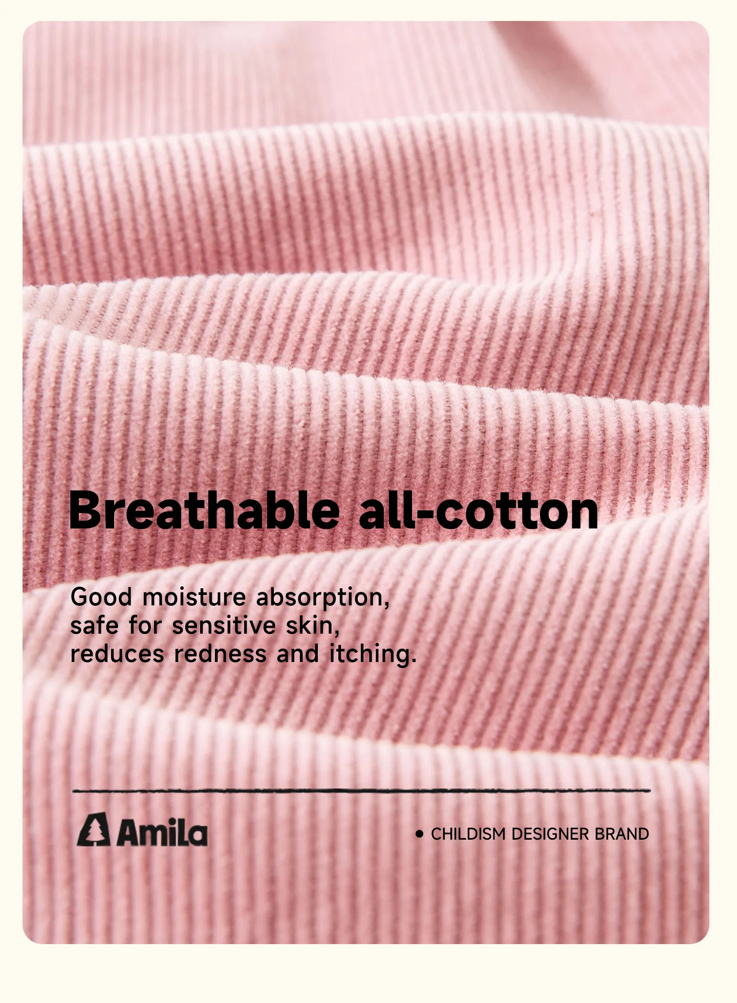 Amila 2026 Herbst Neue Kinder-Freizeithose mit seitlicher Pinguin-Verzierung Vintage Niedliche Atmosphäre Vielseitige Hose – Detail 4