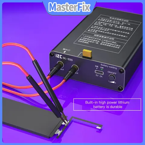 I2C DL-03S Spot Welder 5 Gears Mini Spot Welding Machine Mobile Phone Short Circuit Repair Instrument 18650 Battery Welding Tool