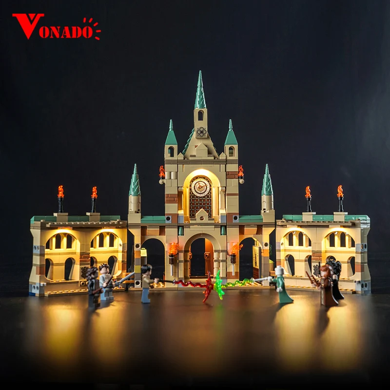 

Vonado LED Lighting For Diy 76415 The Battle of Hogwarts Building Blocks With Battery Case (Model Not Included)