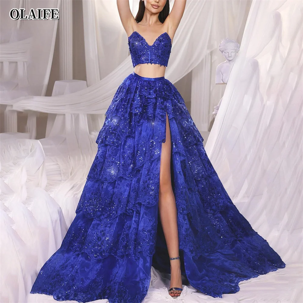 

A-Line Princess Strapless Floor-Length Prom Dresses vestidos para eventos especiales فساتين حفلة موسيقية