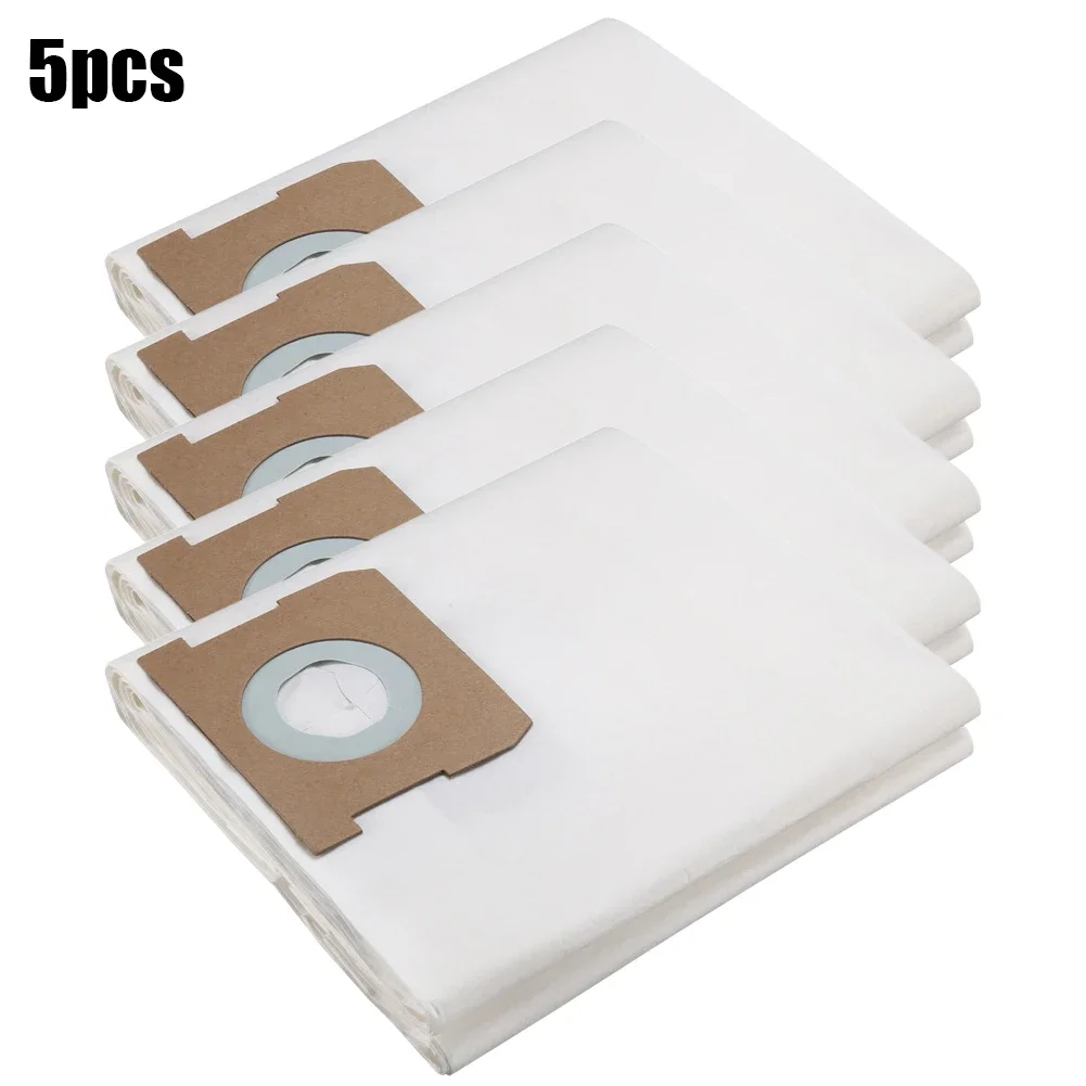 5pcs Dust Bags Suitable For Kärcher WD1 Compact Battery Replaces 2.863-297.0 Vacuum Cleaner Household Cleaning Accessories