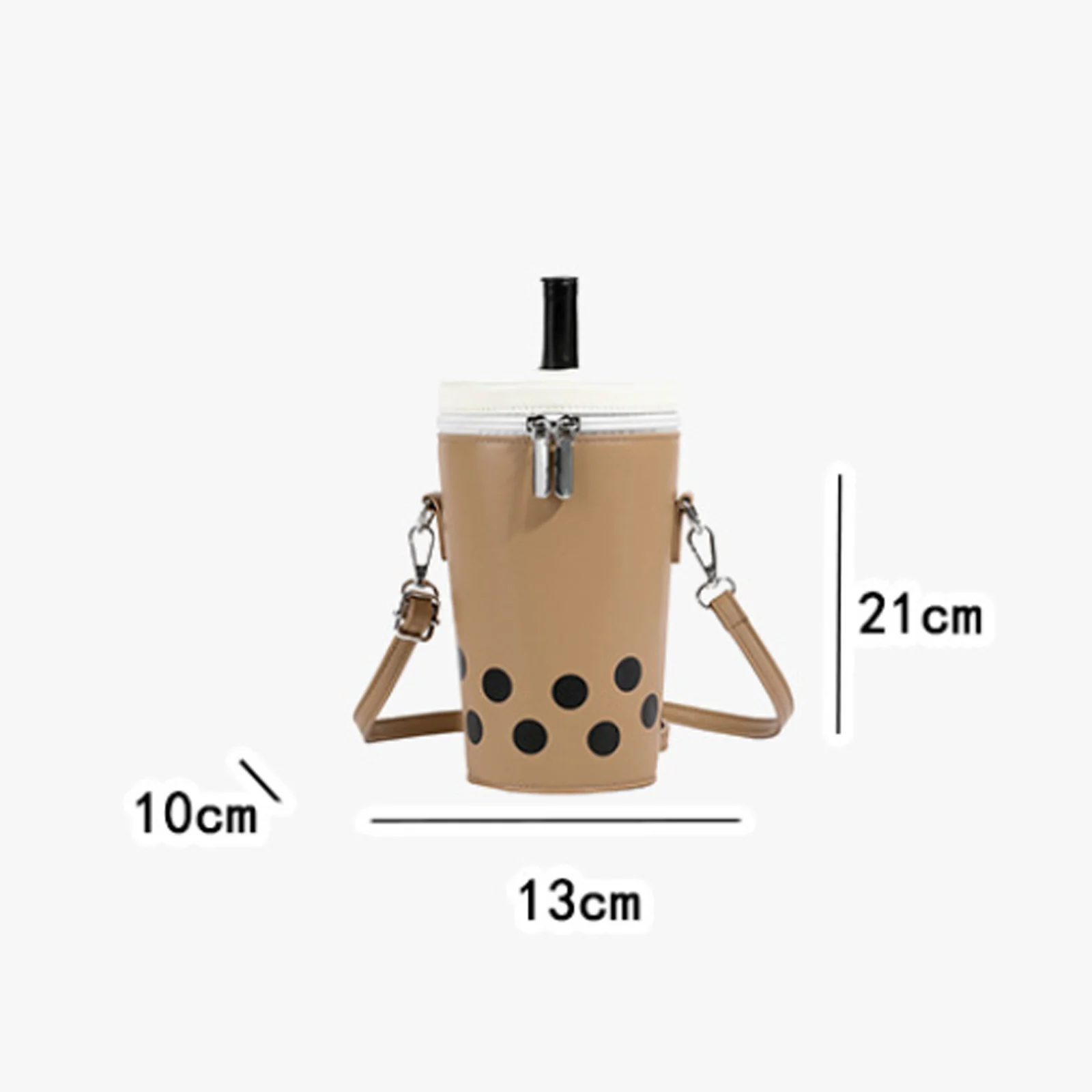 Personalized Bag for Women New Trend Cute Cartoon Milk Tea Cup Shaped Bags Small Pu Bucket Bag Shoulder Bag Lady Crossbody Bags