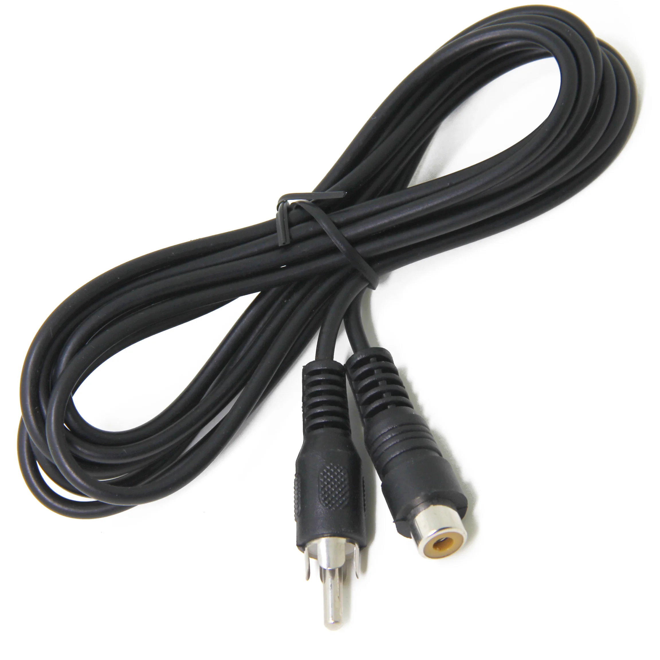 RCA Extension Cable, 2m/3m Cord (1 RCA Female to 1 RCA Male, Subwoofer, Mono, Audio Video Cable, Digital & Analogue)