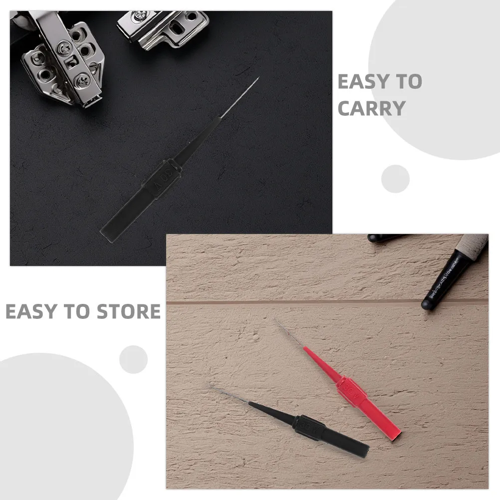8Pcs Ultra Precision Test Probe Set for Multimeter Electrical Testing Insulation Piercing Wire Harness Automotive Circuit