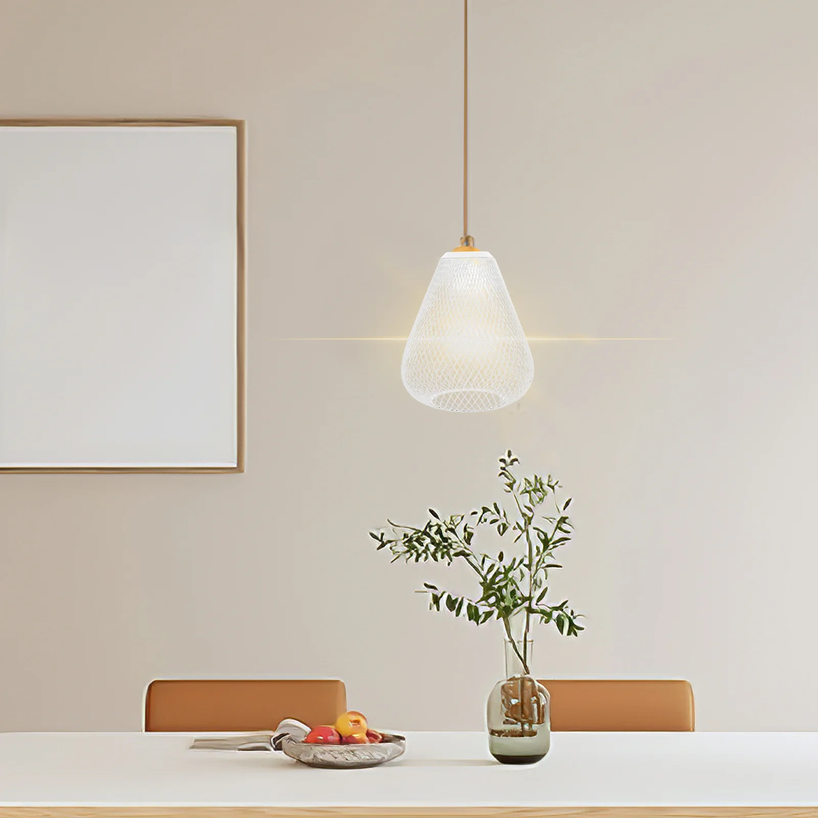 

Vintage Metal Mesh Lampshade Iron Wire Cage For Pendant Ceiling Light Bulb Guard Hollow Decorative Lighting Fixture