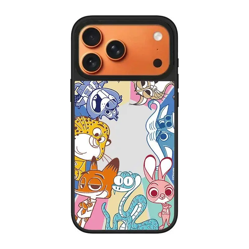 Hot speelgoed Zootopia 17 Pro Max 17 Pro Macsafe Draadloos opladen Beschermhoes Geen camerabedieningsknop