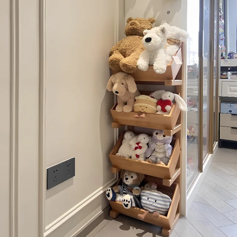 

Shelf Plush Toys Storage Shelf Wooden Doll Doll Cotton Doll Display Cabinet