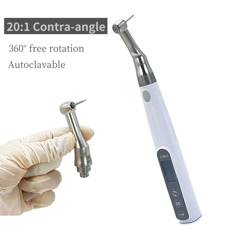 Portable Dental Implant Torque Electric Wrench Torque Driver Dentistry Universal Implant Repair Tools with 16Pcs Screws