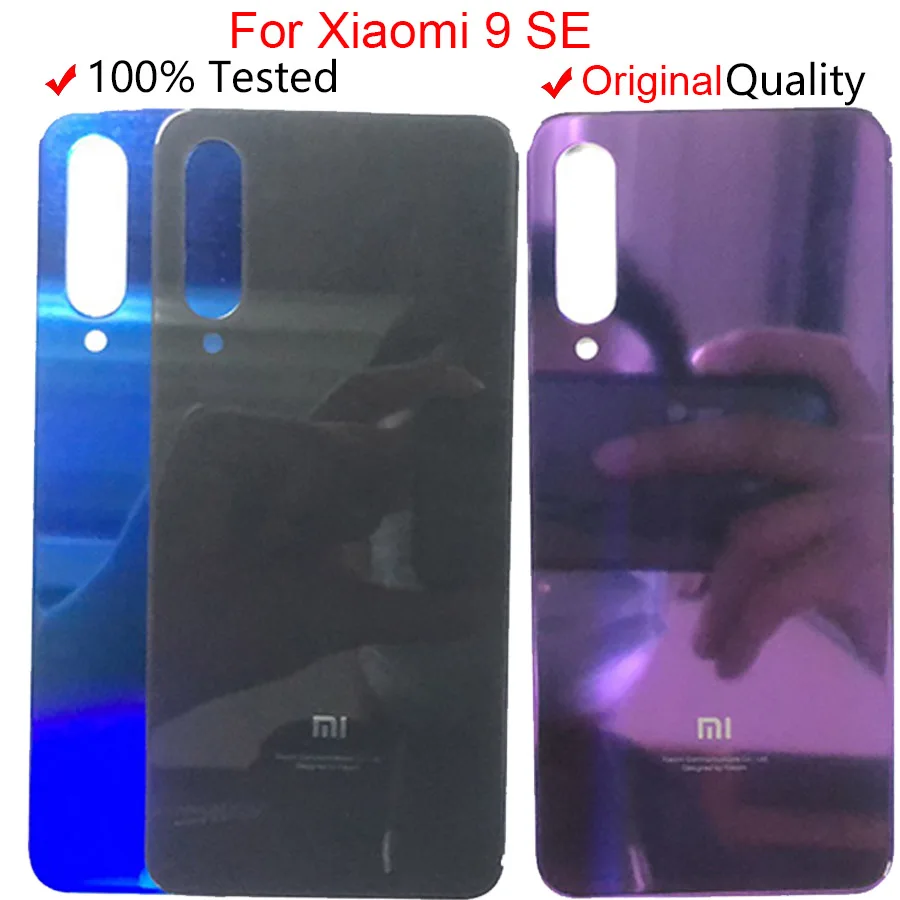 

15PCS For Xiaomi Mi 9 SE Back Battery Cover Rear Door Housing Case Glass Panel 9 SE Replacement For Xiaomi Mi9 Se Battery Cover