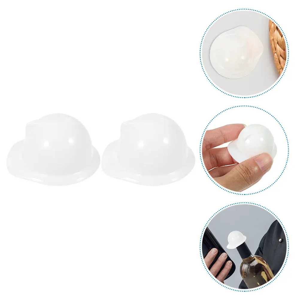 

40 миниатюрных шлемов для тематической вечеринки в стиле строителей, украшение для торта, аксессуар для детских игр, миниатюрная строительная каска