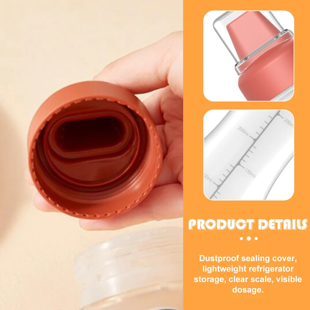 

Salad Dressing Squeeze Bottle Condiment Container Leakproof Thickened Thread Food Grade Refrigerator Storage for Sauces