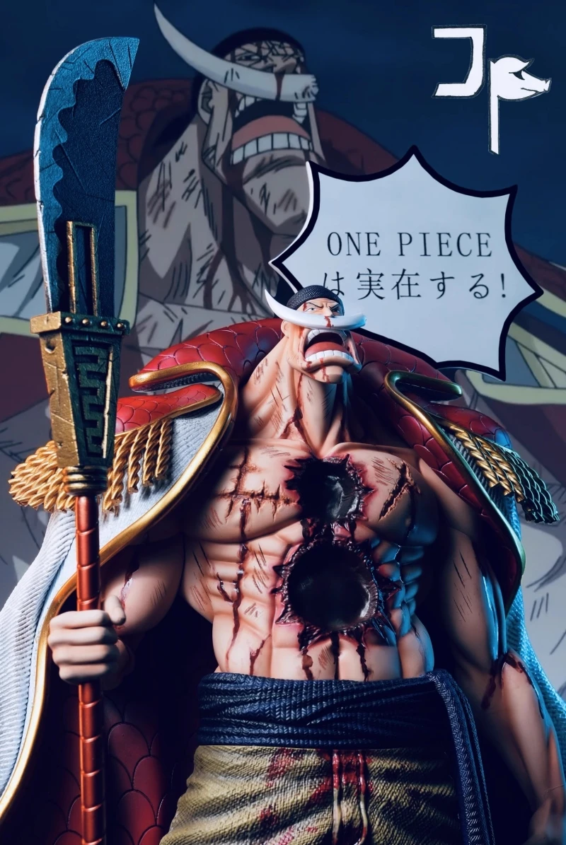 57Cm Żywica Gk Jp Studio One Piece On Top of The War Edward Newgate Figurka akcji Model kolekcjonerski Zestaw garażowy Statuetka Zabawki Prezent