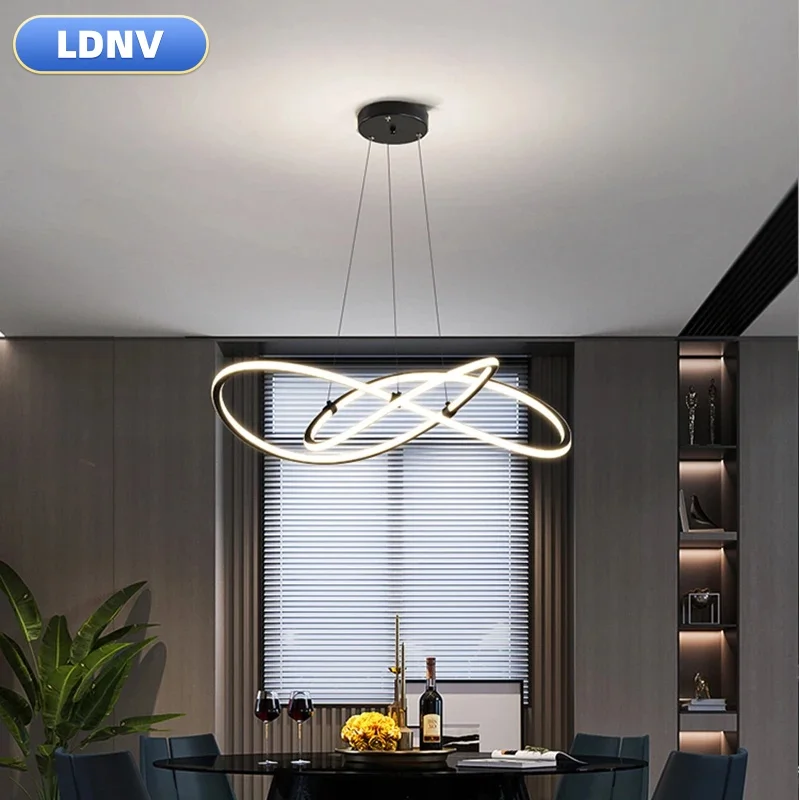 Imagem -03 - Candelabro Led Nórdico Moderno para Decoração de Casa Lâmpadas Domésticas Trevo Sala de Estar Sala de Jantar Lustre Ac110240v