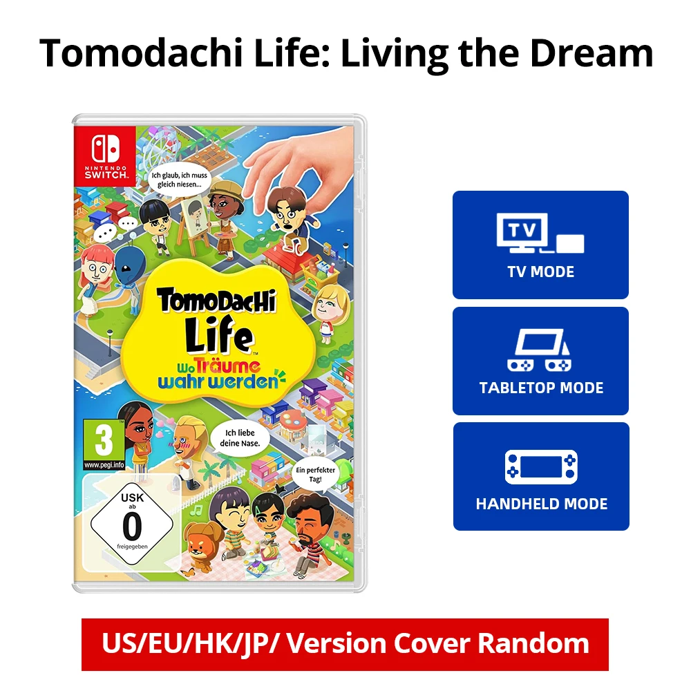 Ofertas de Juegos para Nintendo Switch - Tomodachi Life ™   Living the Dream - Juegos con Soporte para Tarjetas Físicas, Modo TV, de Mesa y Portátil