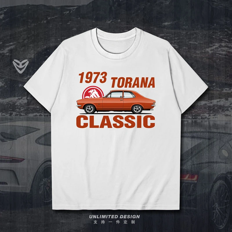 

Holden Torana LJ Australian Sports Car Old Car Print Graphic Tshirt Men's and Women's Short Sleeve Breathable Motorcycle T-shirt