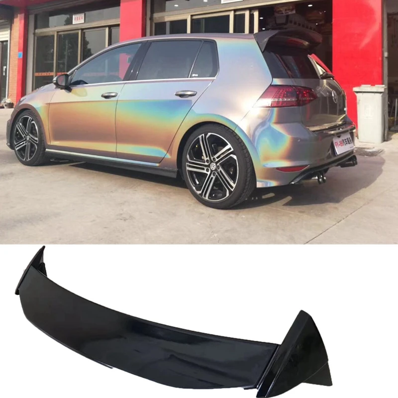 Roof Wing Aspec style for Golf7 MK 7 MK7.5 Car Styling ABS Plastic Mater Rear lip Spoiler for Golf 7 2014-UP