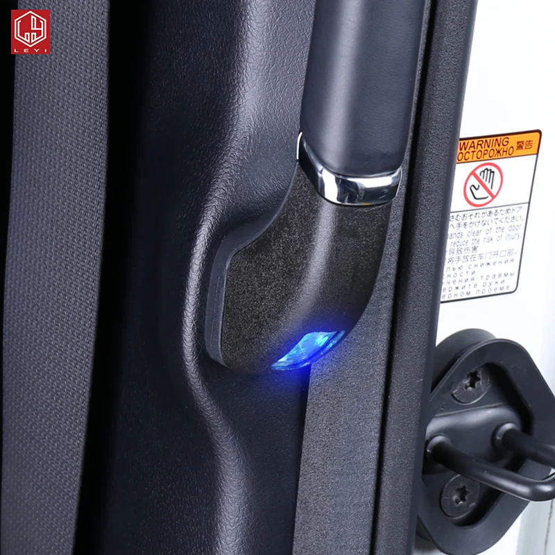 2PCS For Toyota 2015-2023 Alphard/Vellfire Middle door handle lamp Interior lamp Second Door Assist Grip Light LED Interior