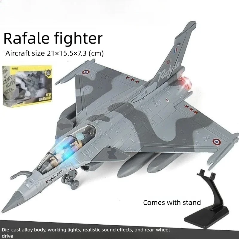 french-rafale-fighter-aircraft-multi-purpose-aviation-model-metal-diecast-airplanes-with-sound-for-military-collection-with-stan