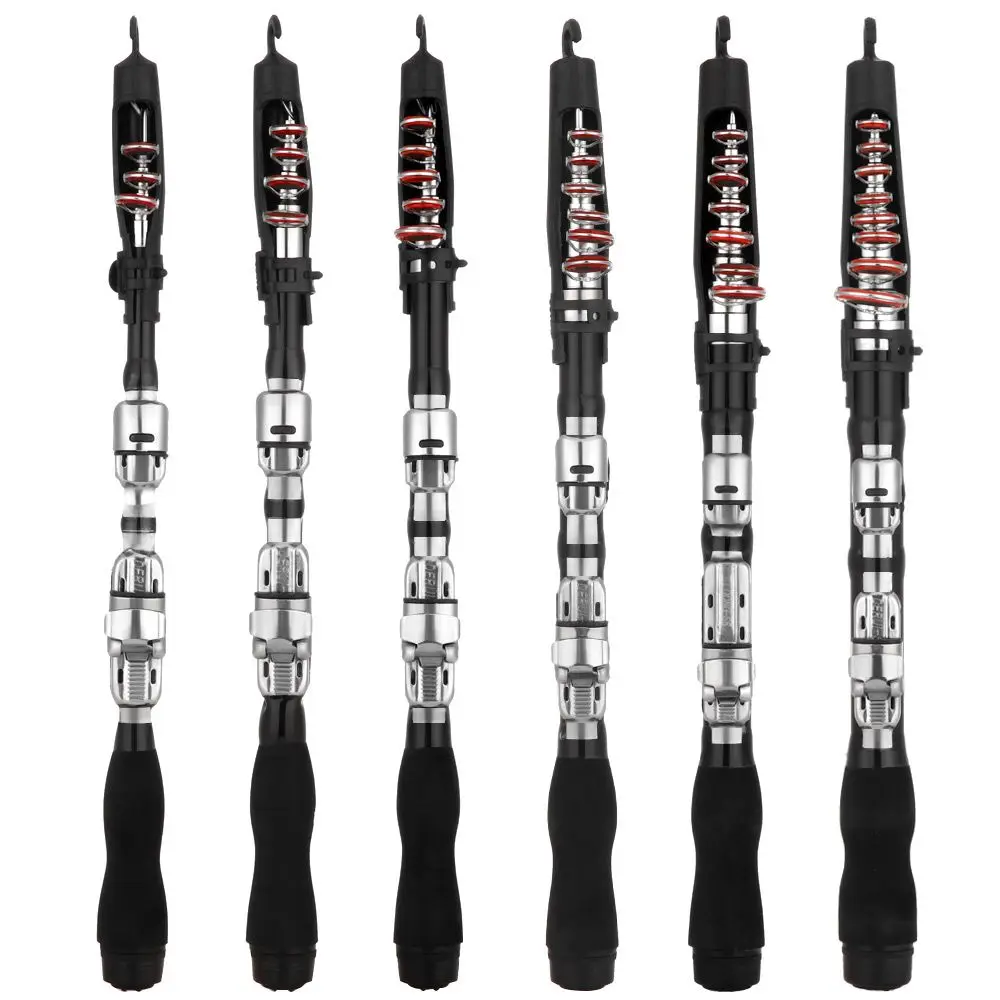 

1.0-2.1M Adjustable Equipment Hard Carbon Fishing Rod Sea Pole Fish Tackle Tool Rods