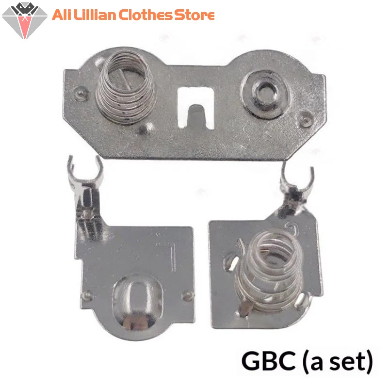 .New Sale-1/5 Sets Housing & Mainboard Advance Color Battery Terminals Spring Contacts For GB GBA GBC GBP Gameboy Remote Console