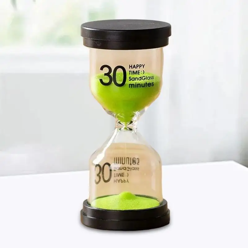 30 Minutes Colorful Hourglass Sandglass Children Kid Gift Toy Sand Timer Hour Glass Home Decoration Sand Clock Home Decoration