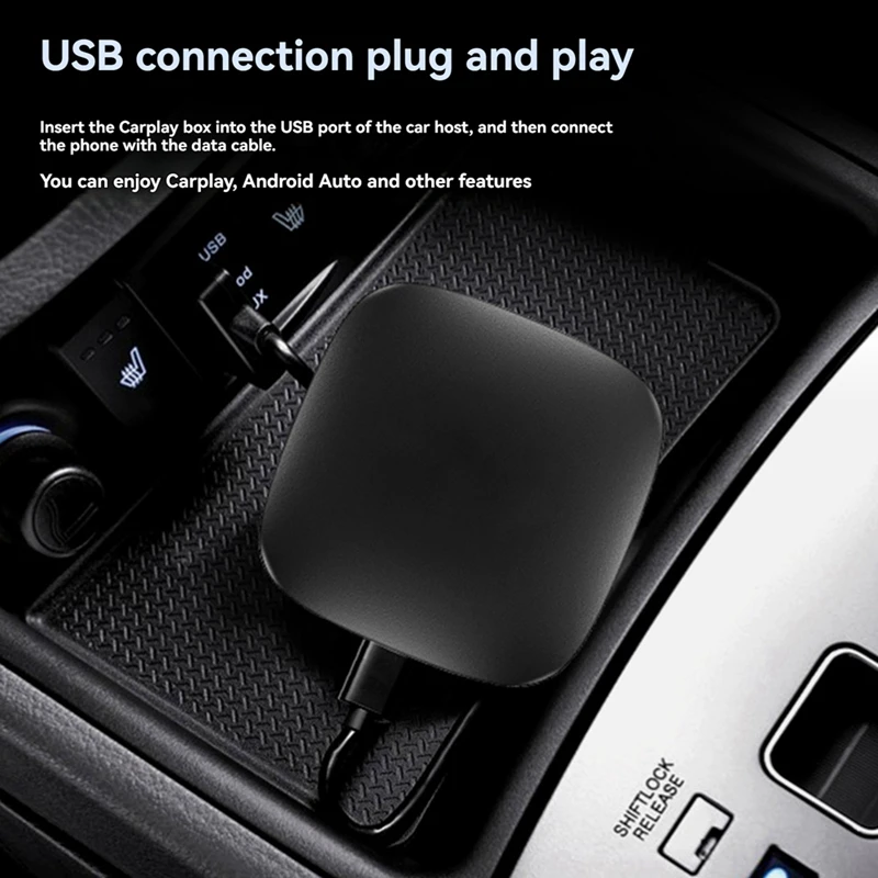 Carplay AI Box Wireless Android Car Smart TV Box Android 13 For Youtube Netflix Toyota Mazda
