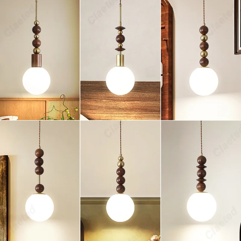 

Американская Ретро Простая Светодиодная Люстра Ресторан Бар Спальня Прикроватные Одиночные Подвесные Проводные Светильники