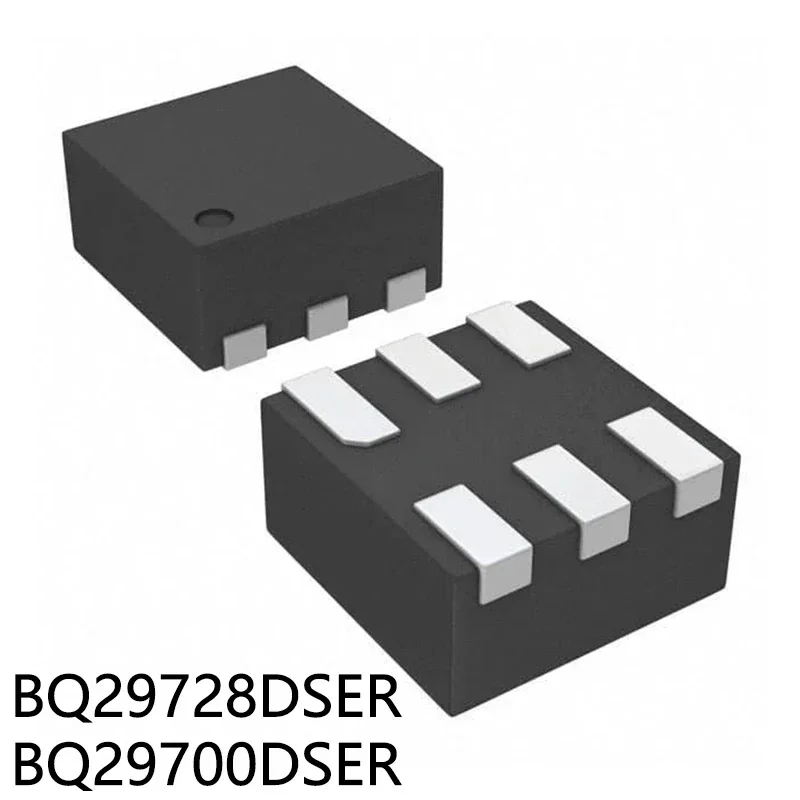 1PCS BQ29728DSER WSON-6 BQ29700DSER Battery Management Li-Ion/Li Polymer Advanced Single-Cell Battery Protector IC Family WSON