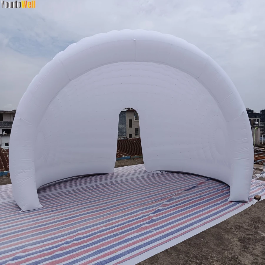 Latest Oxford Inflatable Air Dome Tent Honey Housed Finished  Igloo With LED Lights Marquee Bar Tent  Wedding Party Event Rental