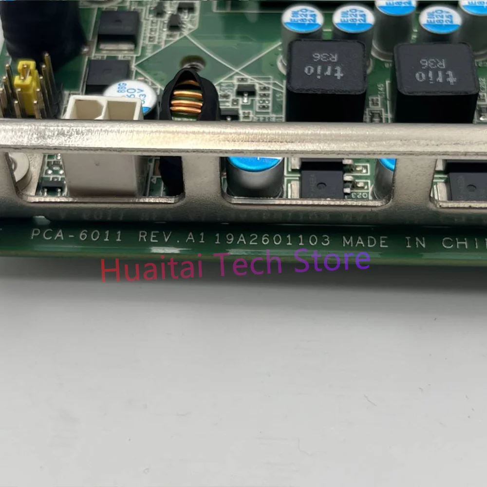 

1 шт. Origina промышленная компьютерная материнская плата с двумя сетевыми портами для Advantech PCA-6011 Rev.A1 PCA-6011G2