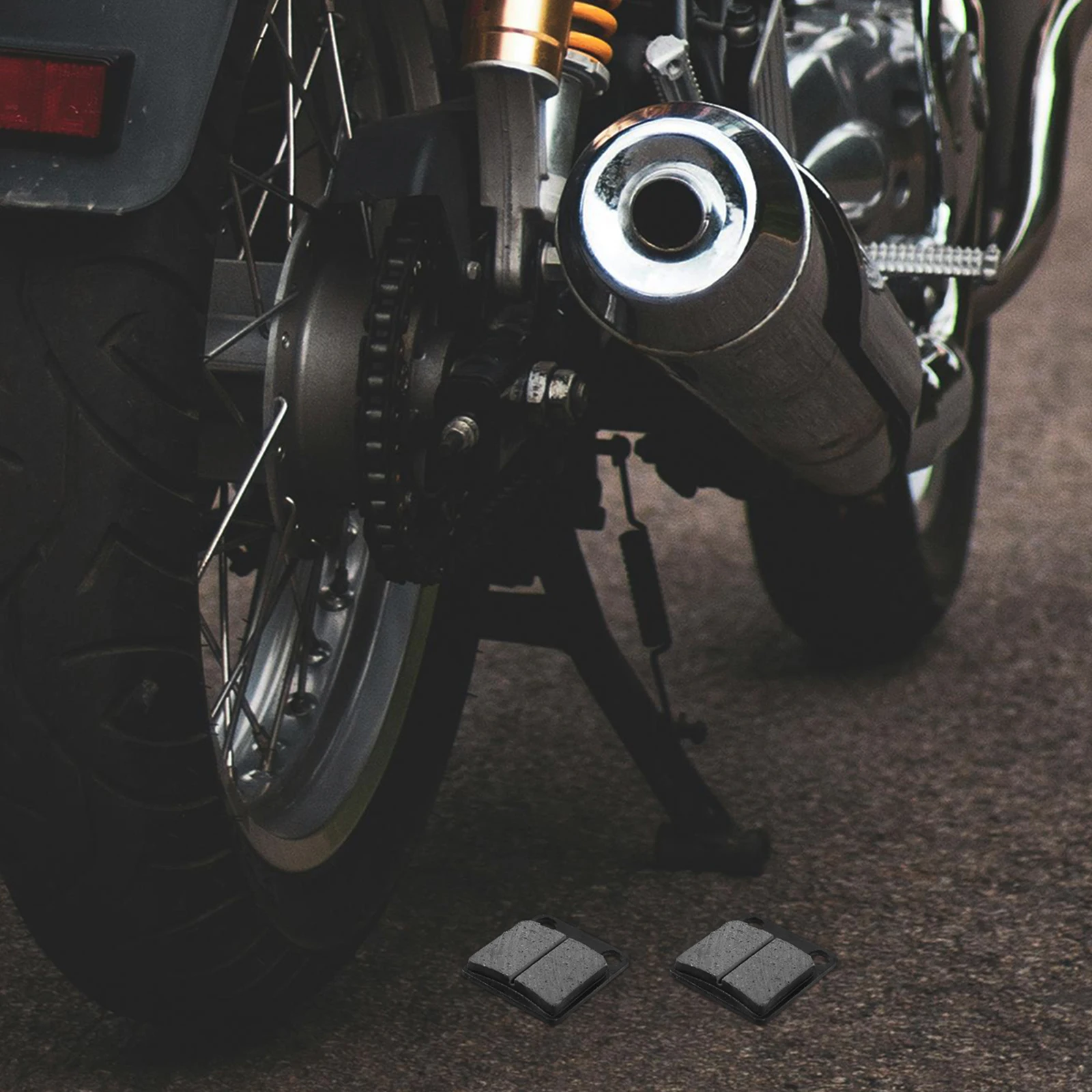 

Front Disc Pads Set Motorcycle Replacement Fiber Rubber Iron Material Free Durable For ATV Off Road Beach Vehicles Easy