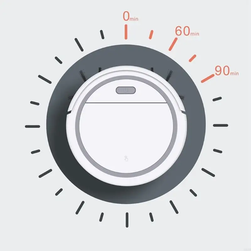 D0AB MINI USB Robot Cleaner 2000mAh بطارية قابلة للشحن 90 دقيقة تعمل للوقت