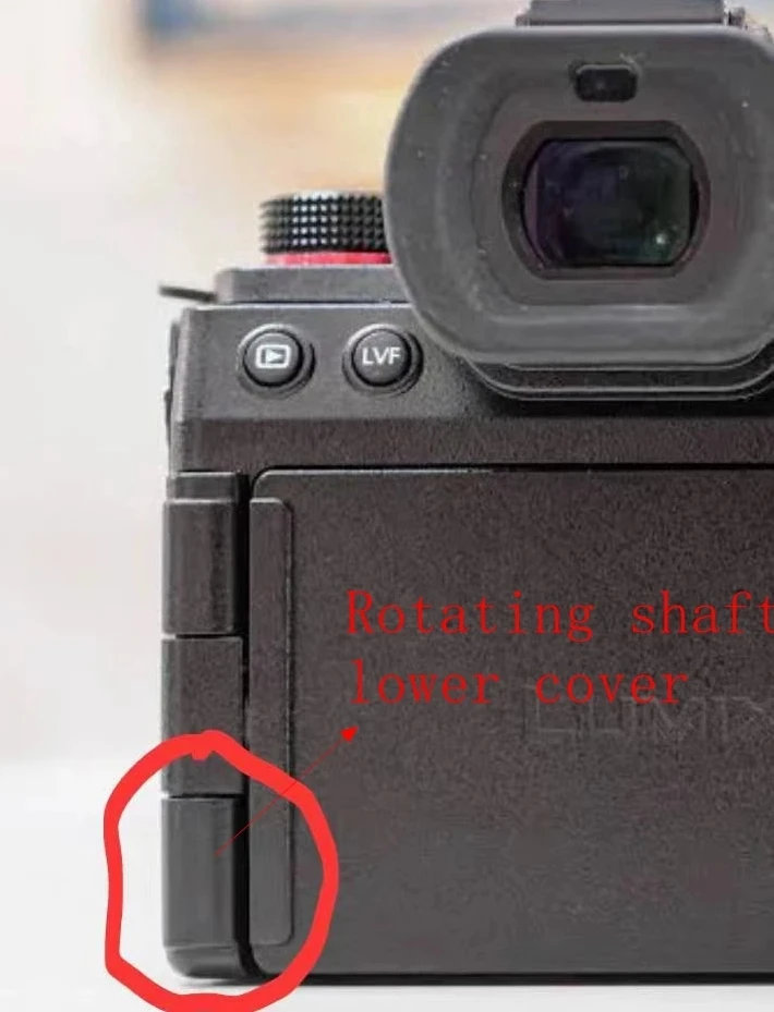 

DC-S5 S5M2 S5II Защитный чехол для вращающегося шарнира вала для Panasonic DC-S5 S5M2 S5II Запчасть для ремонта камеры